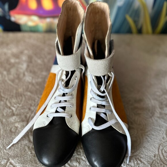 Designer High-Top Sneakers | Size 38 | Luxury Brand - Picture 4 of 9